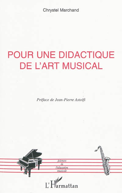 Pour une didactique de l'art musical