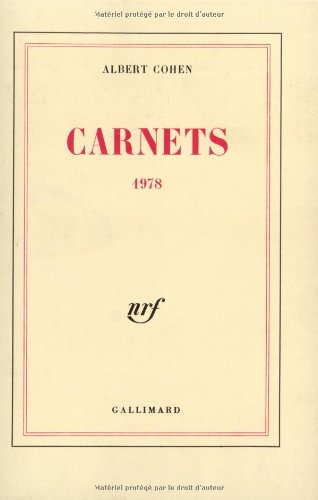 Carnets 1978