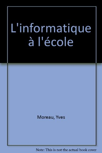 L'informatique à l'école