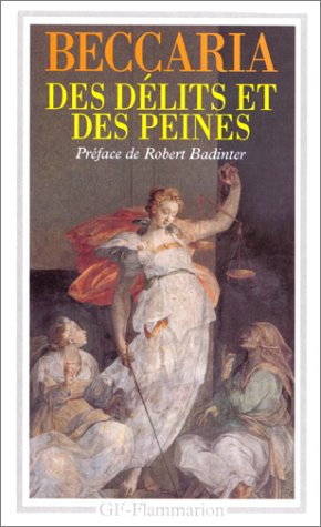 des délits et des peines