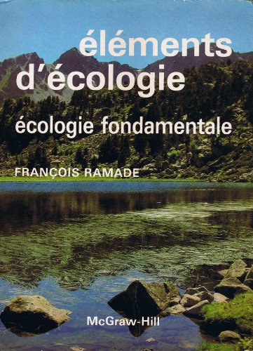 Eléments d'écologie : écologie fondamentale