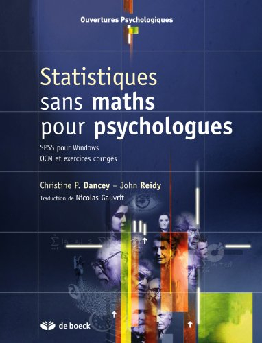 Statistiques sans maths pour psychologues : SPSS pour Windows, QCM et exercices corrigés